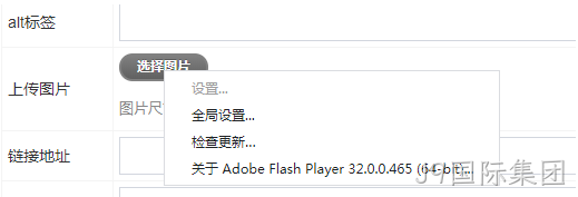 启用flash插件上传