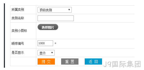 商品类别