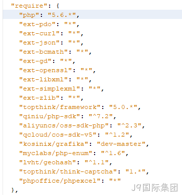composer json