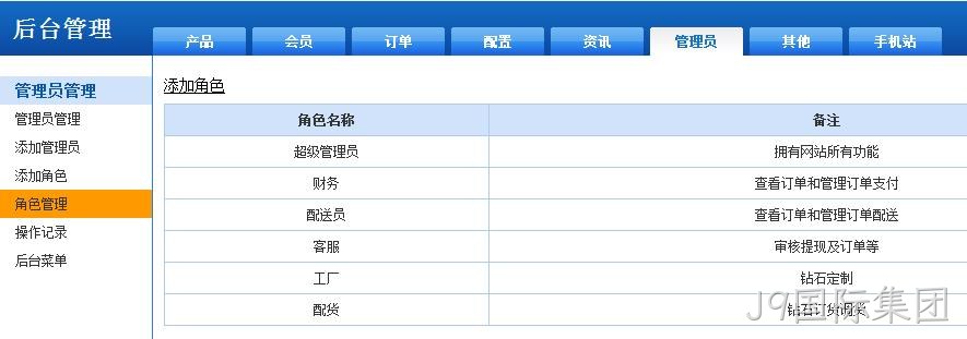 网站后台系统